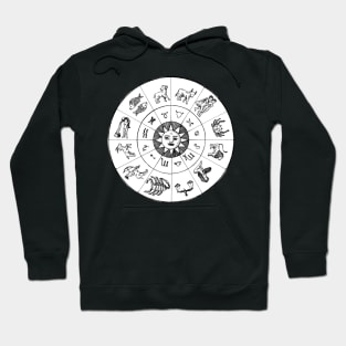 Zodiac Wheel with Sun Hoodie